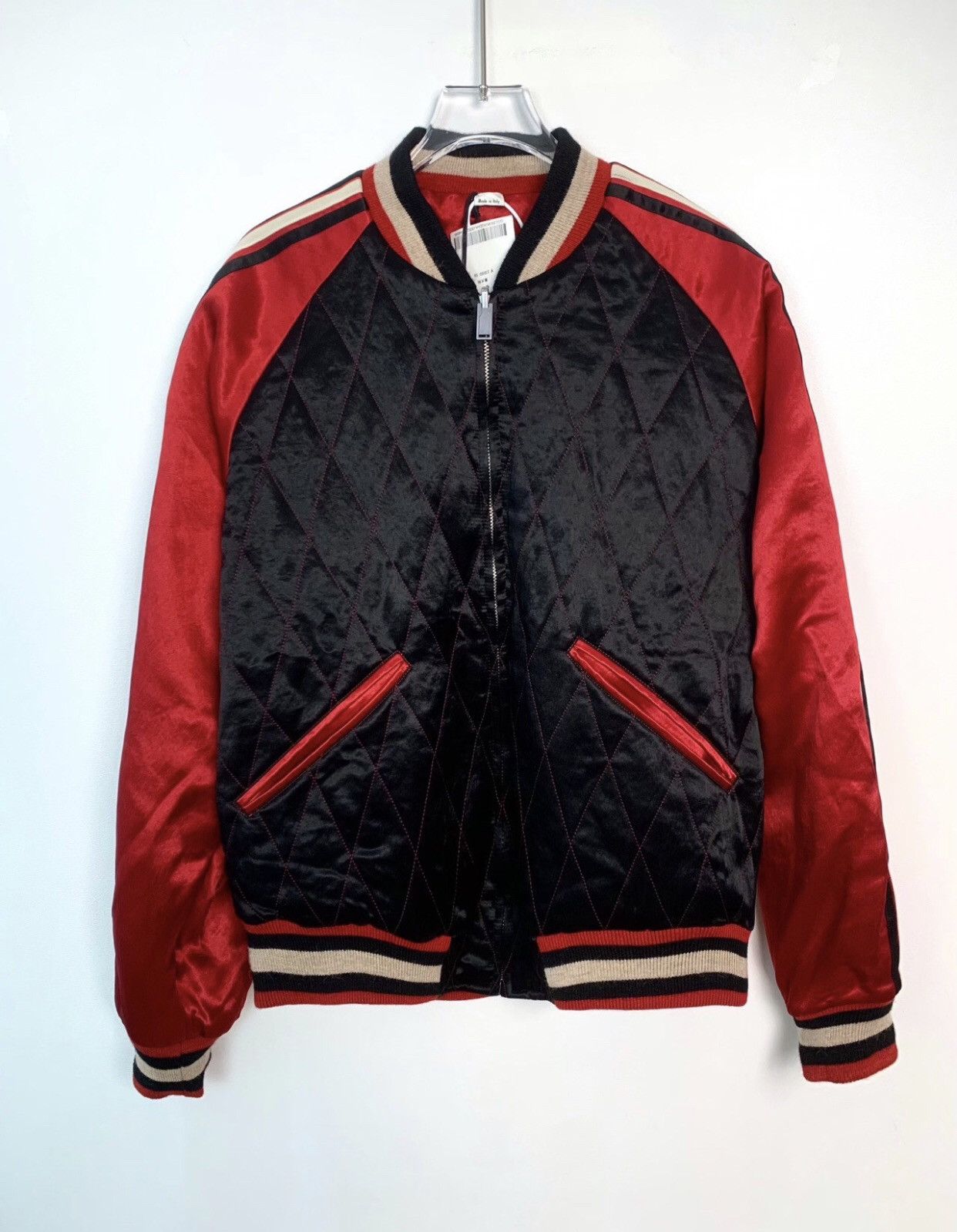 Gucci Gucci Logo Tiger Head Embroidered Two Wear Baseball Jacket Size US M / EU 48-50 / 2 - 4 Thumbnail