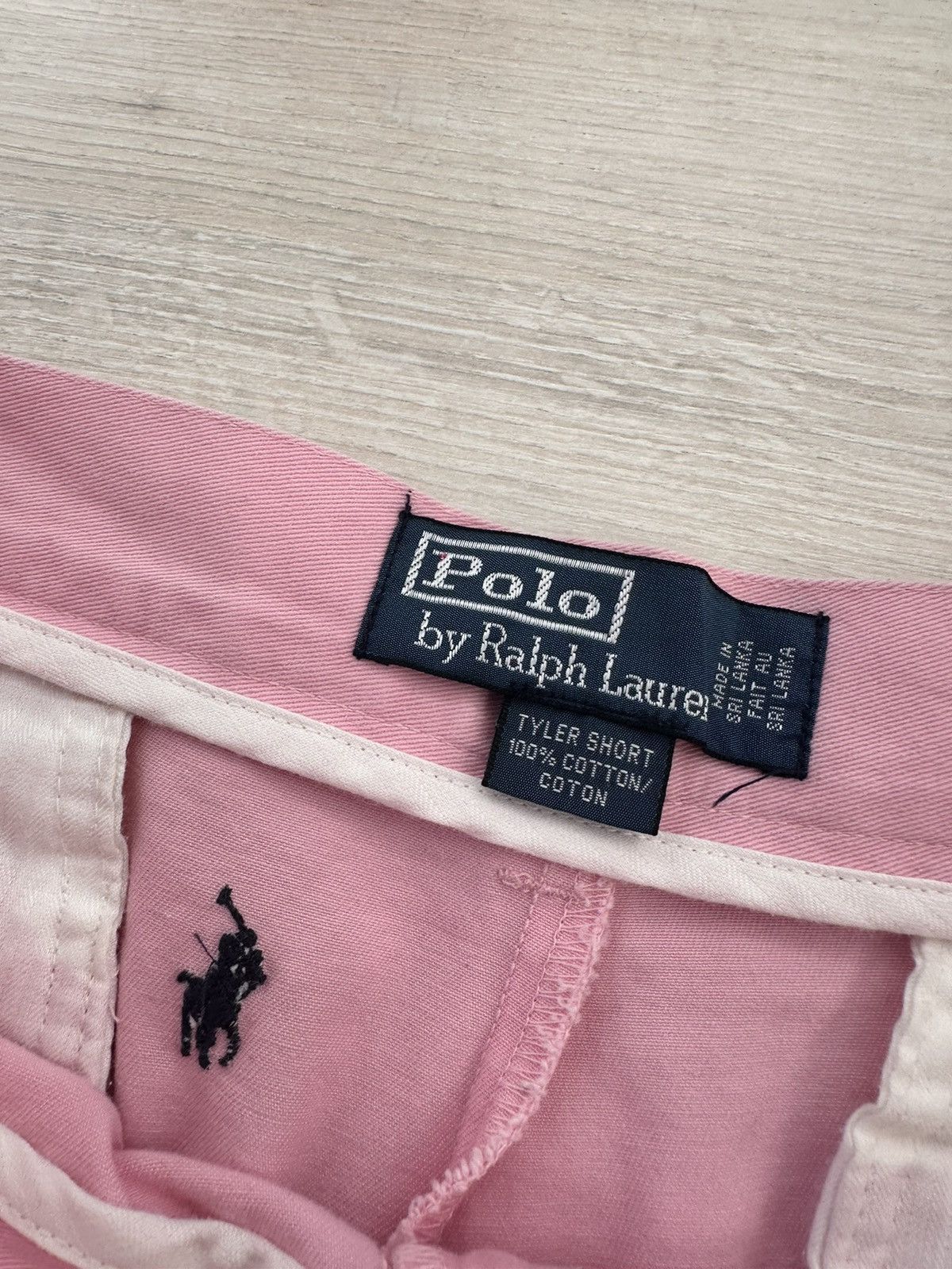 Polo Ralph Lauren × Vintage Vintage polo Ralph Lauren monogram pink shorts size XL (36) Size US 36 / EU 52 - 2 Thumbnail