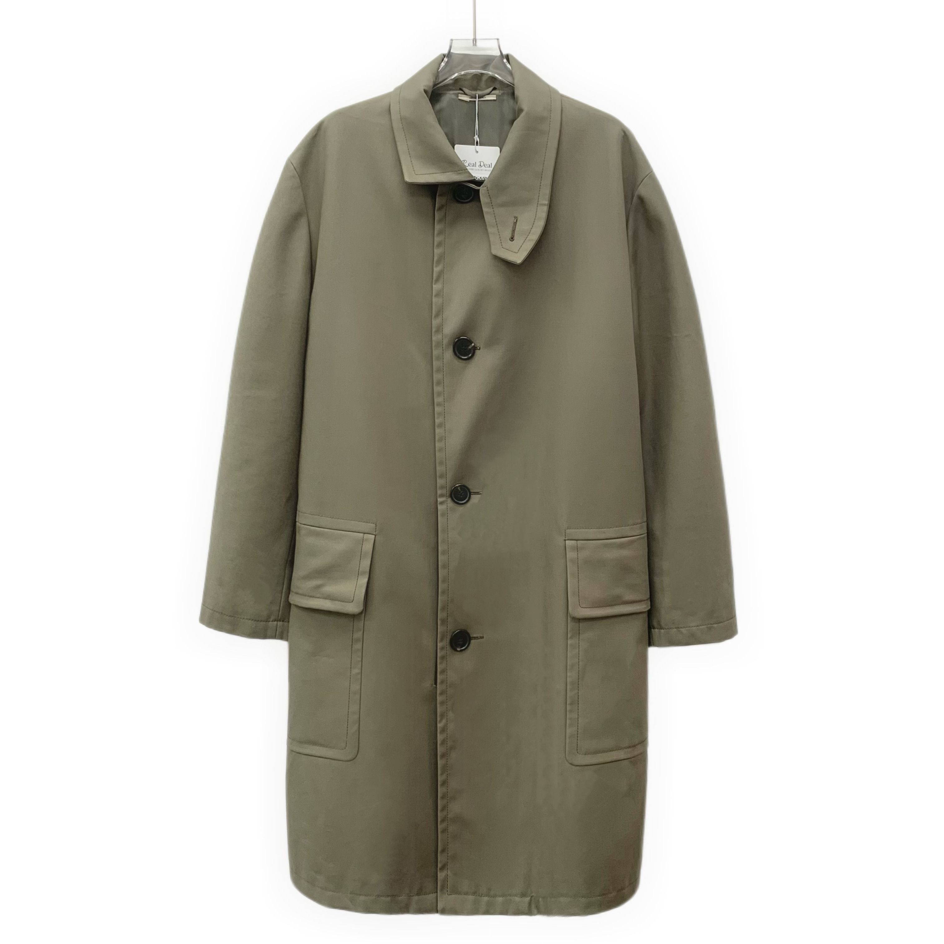 Hermes Hermes Brown-Green Cotton Coat (Size 50) Size US M / EU 48-50 / 2 - 1 Thumbnail