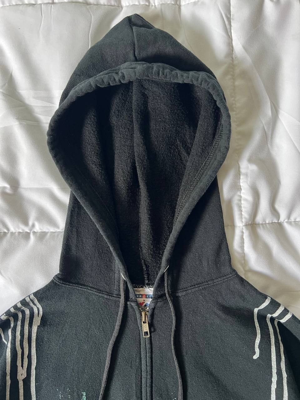 Japanese Brand Vintage Graffiti Zip Up Hoodie Balenciaga Style Size US M / EU 48-50 / 2 - 8 Thumbnail