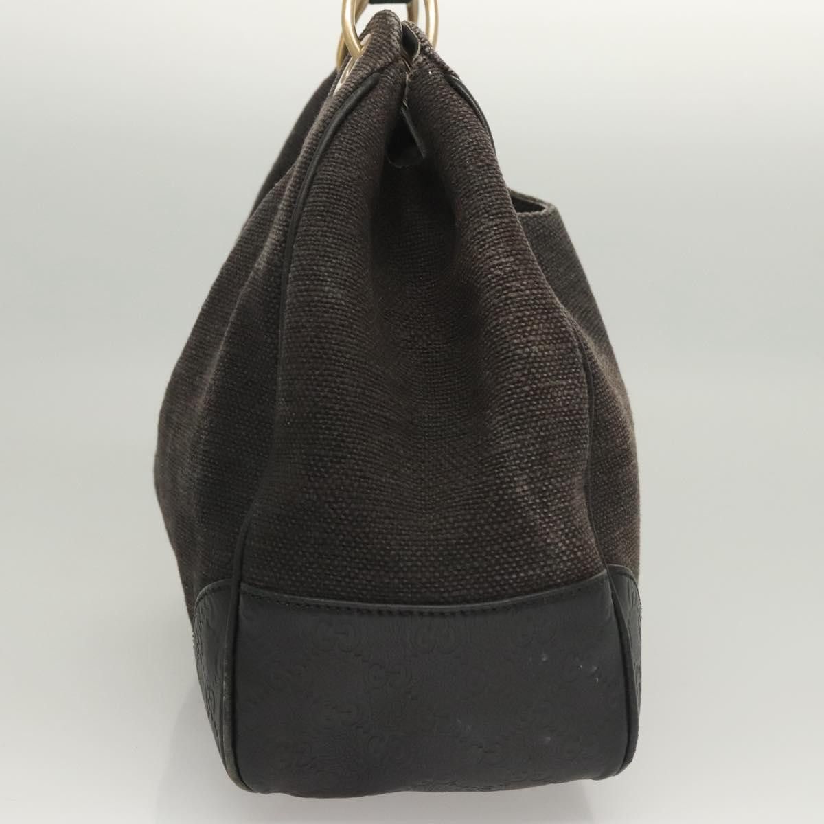 Gucci GUCCI Shoulder Bag Canvas Outlet Black Gold Size ONE SIZE - 4 Thumbnail