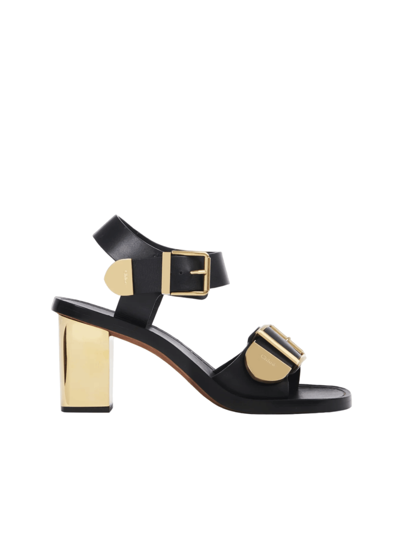 o1loc1c1024 Rebecca Sandal in Black