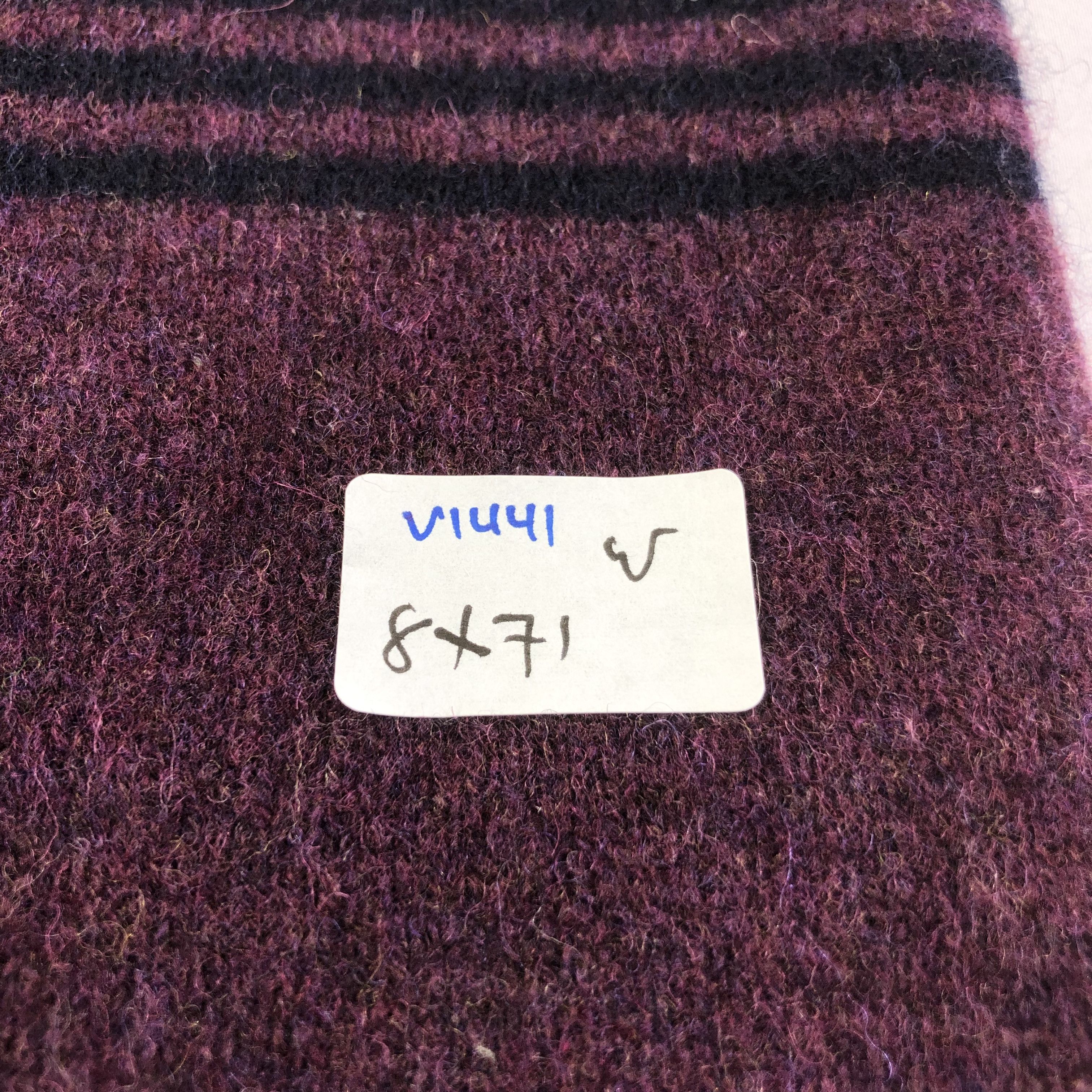 Vintage Robert Mackie Striped Wool Scarf Muffler V1441 Size ONE SIZE - 5 Thumbnail