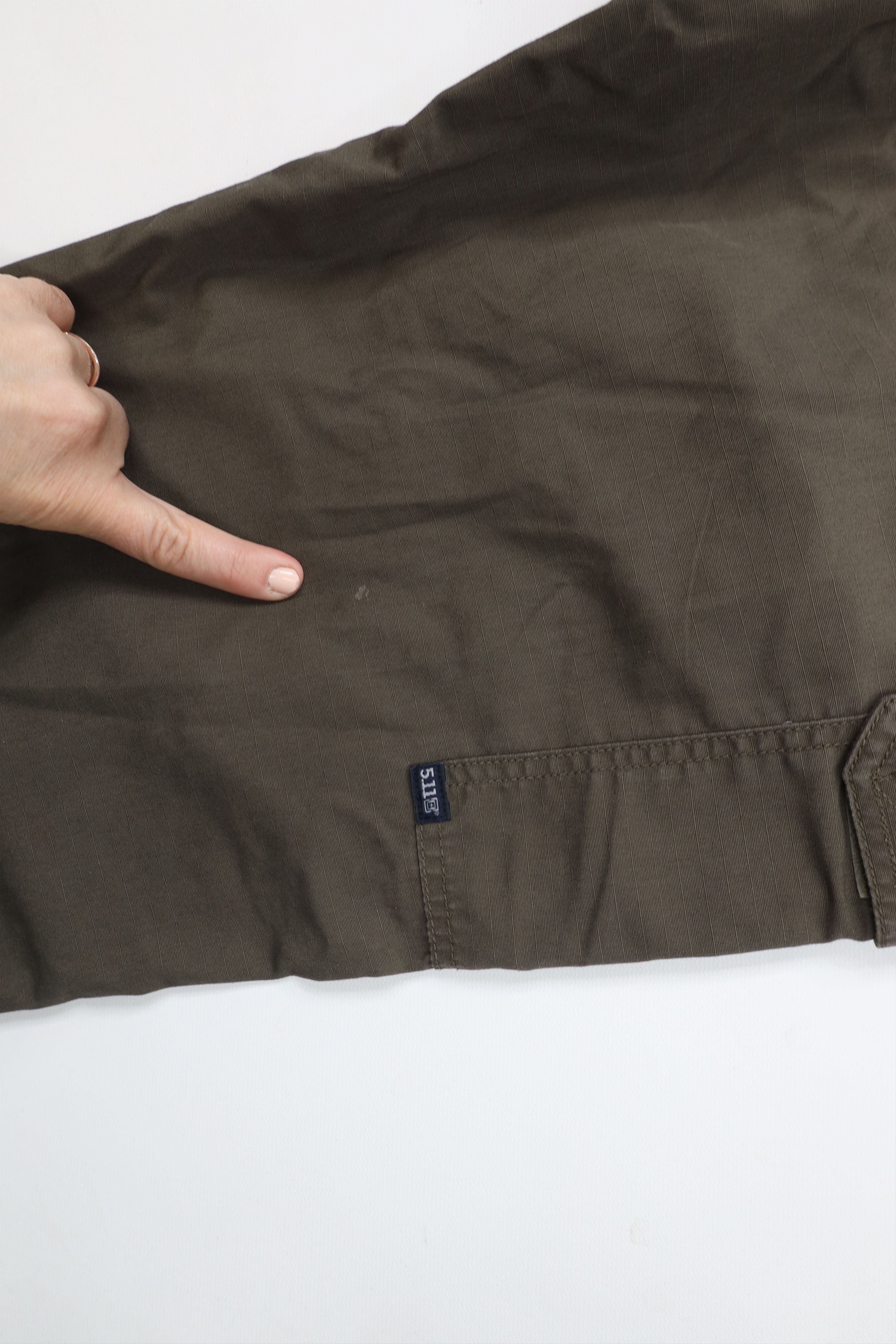 Vintage 5.11 Tactical Series Pro Ripstop Uniform Cargo Pants Green Size US 36 / EU 52 - 14 Thumbnail
