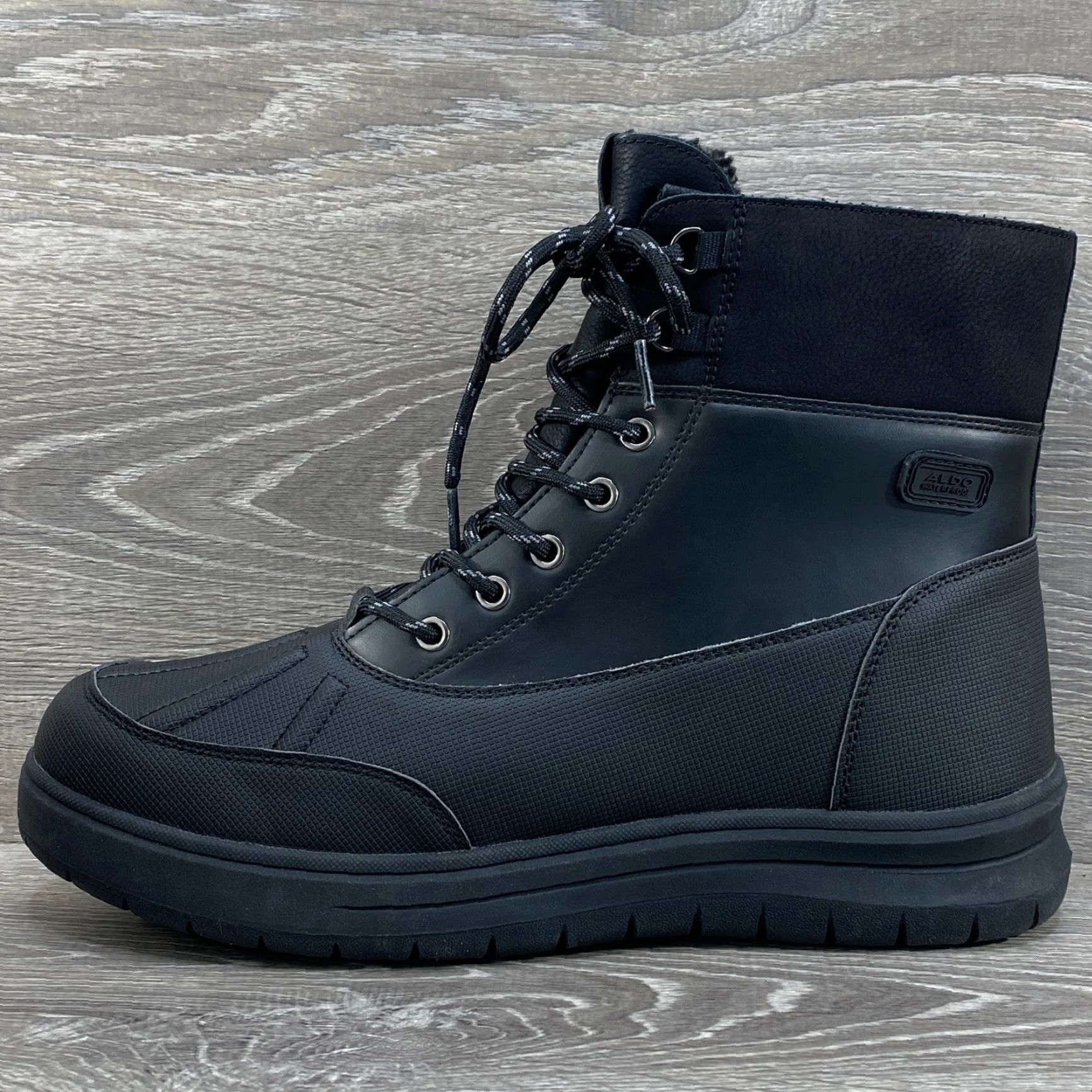 Aldo Aldo Mens Snowmass Midland Snow Boot Black Waterproof -20° C Cold-Rating 11 M - Boots Mens Black Snow Boot 11 M Aldo Size US 11 / EU 44 - 2 Thumbnail