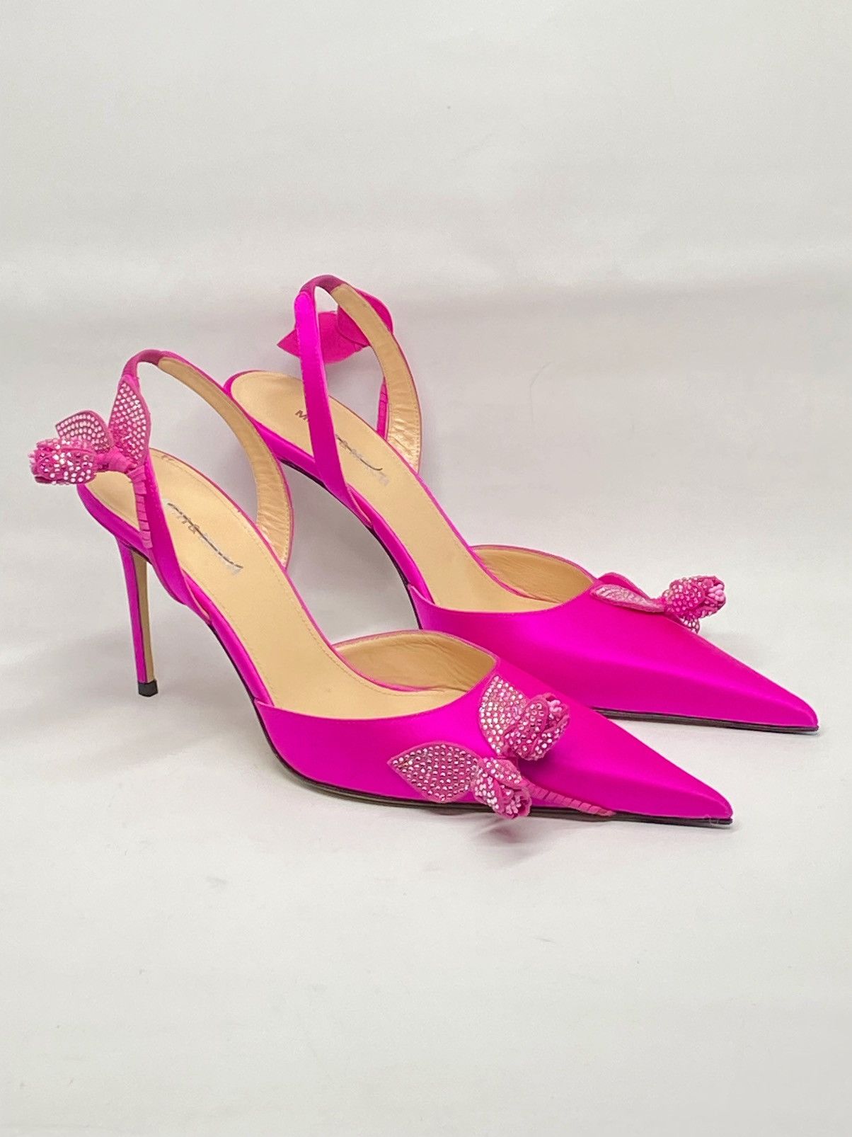 MACH & MACH Mach & Mach Wonder Tulip 95MM Crystal Slingback Pump size 40 Size US 10 / IT 40 - 3 Thumbnail