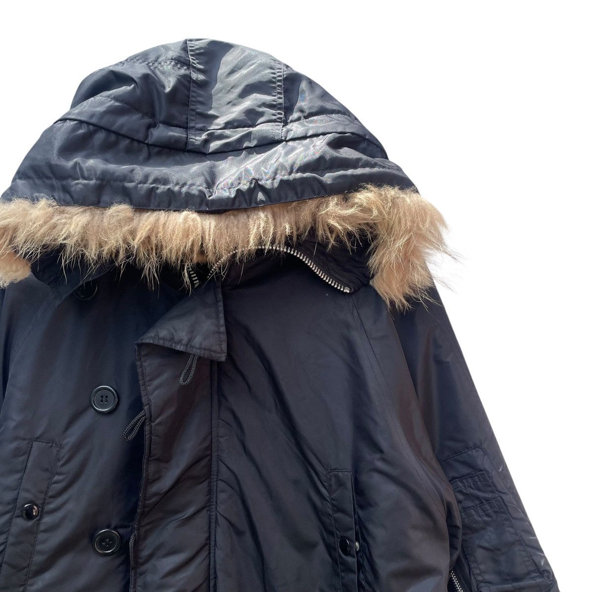 Japanese Brand × Le Grande Bleu (L.G.B.) × Parajumpers Japanese Brand Virgin Voyage Parka Faux Fur Jacket Size US M / EU 48-50 / 2 - 4 Thumbnail