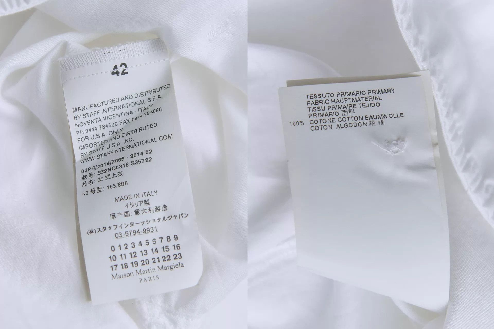 MM6 MM6 2014 Vintage Collarless White Cotton Shirt Size M / US 6-8 / IT 42-44 - 9 Thumbnail