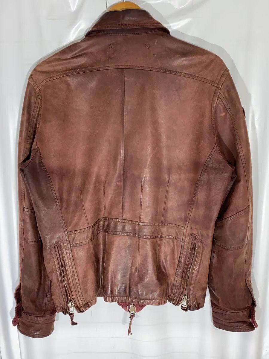Avirex Avirex Policeman Goat Leather Jacket Bordeaux Size US L / EU 52-54 / 3 - 2 Thumbnail