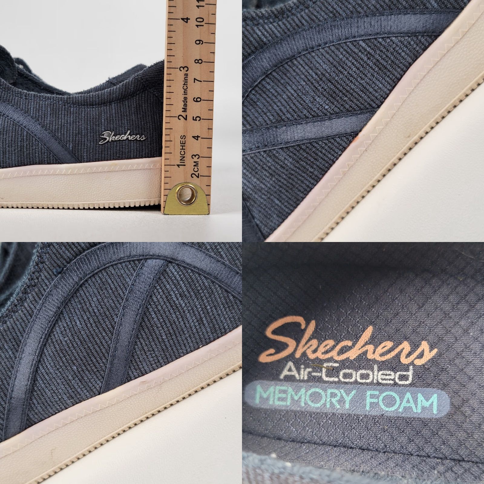 SKECHERS Skechers GO WALK 3 Sneaker Womens US Size 10 Navy Blue Air Cooled Memory Foam Breathable Lightweight Cushioned Rubber Outsole Size US 9 / IT 39 - 8 Thumbnail