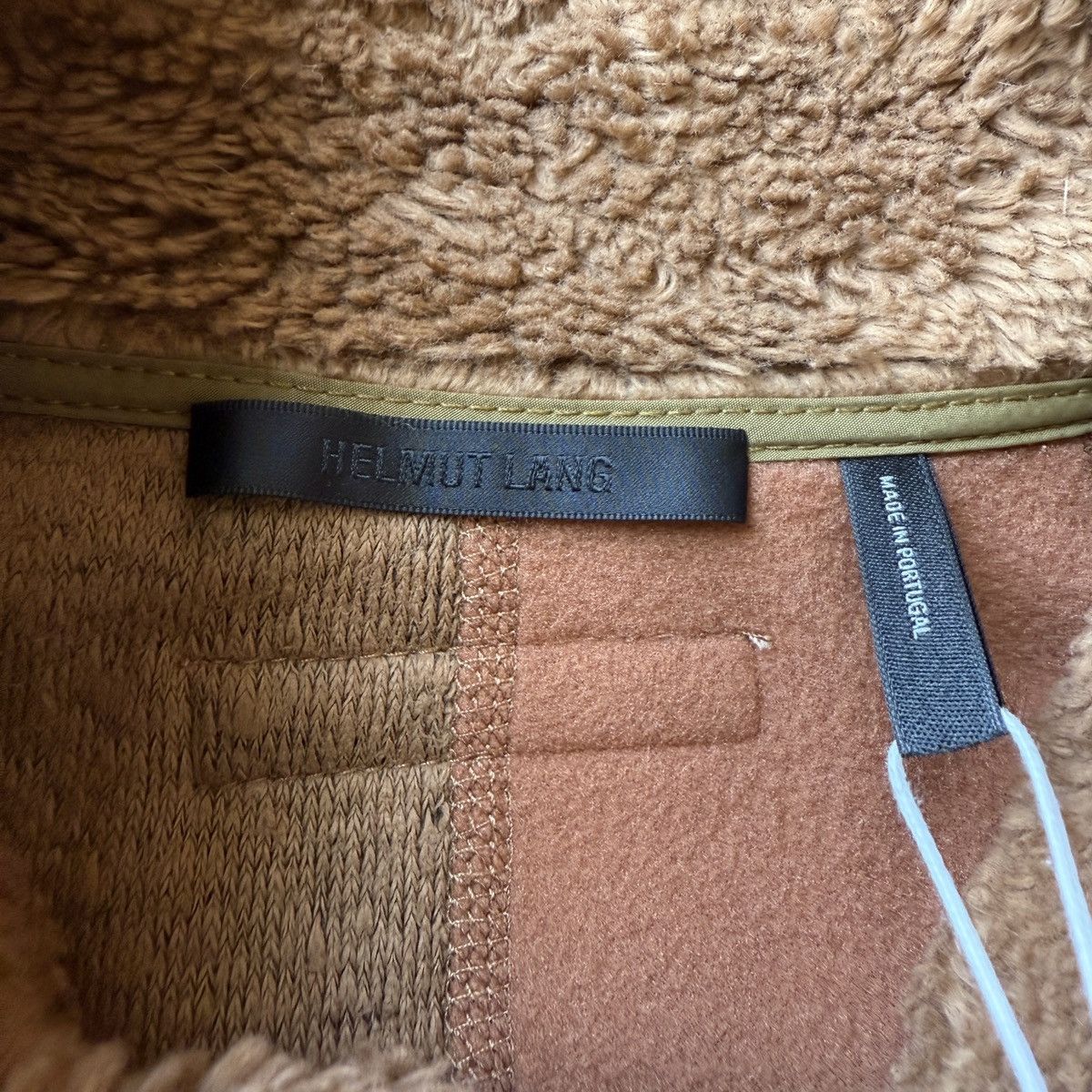 Helmut Lang Helmut Lang walnut patchwork fleece baggy fit size XS Size US XS / EU 42 / 0 - 4 Thumbnail