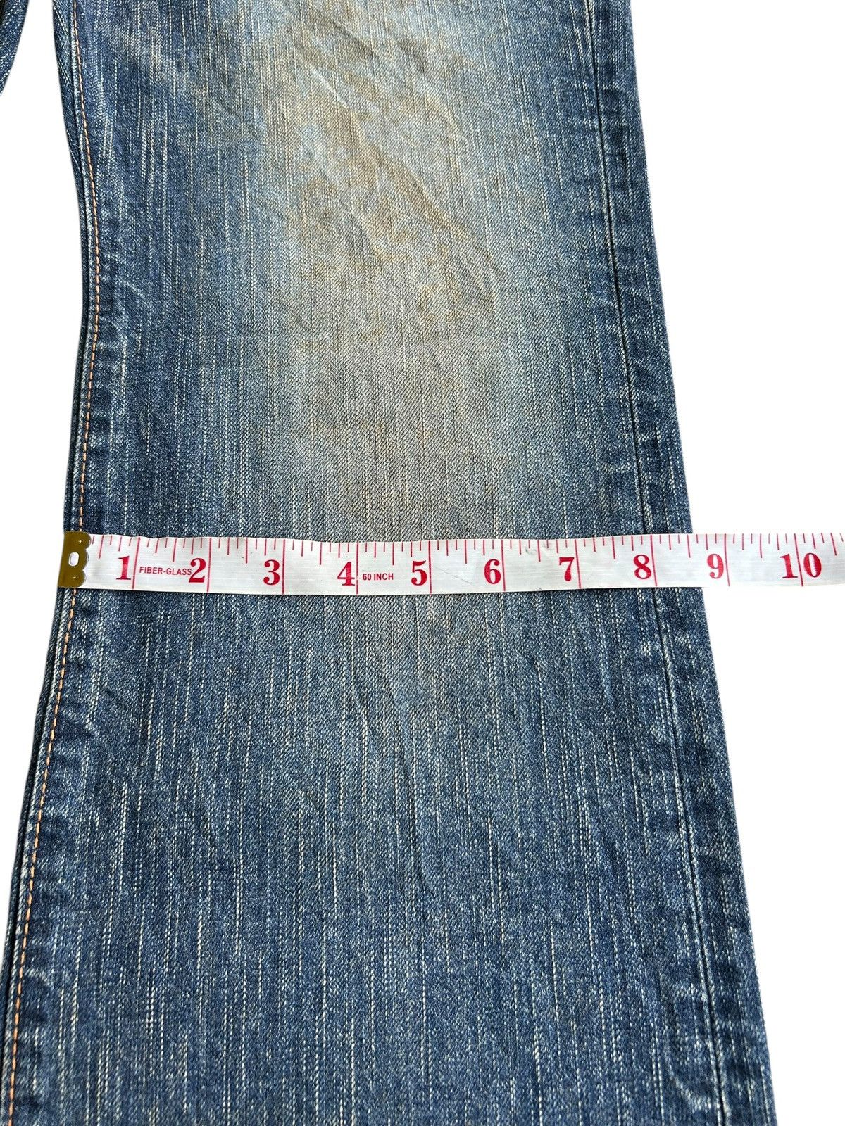 Kapital Flare Rusty Edwin Made Japan Faded Denim Jeans Size US 33 - 16 Thumbnail