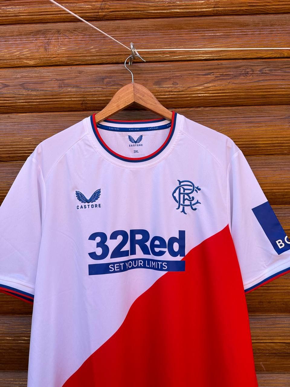 Vintage Castore Rangers Jersey 2022-23 Season Away Kit Football Size US XXL / EU 58 / 5 - 2 Thumbnail