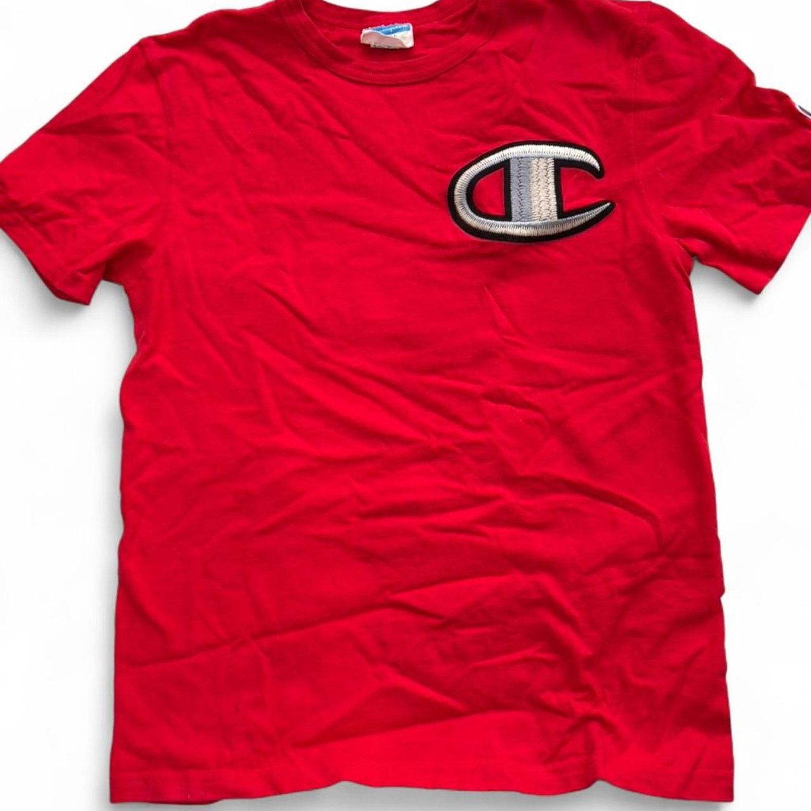 Champion Red stitched champion small t shirt Size US S / EU 44-46 / 1 - 1 Thumbnail