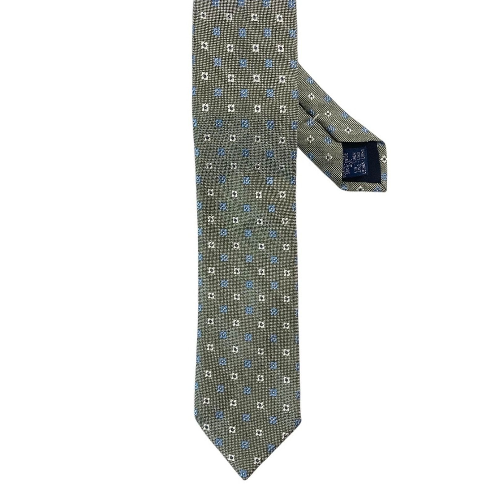 Faconnable FAÇONNABLE Faconnable Men’s Silk Linen Blend Tie Necktie Size ONE SIZE - 1 Thumbnail