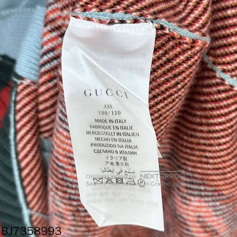 Gucci Gucci Lake blue tiger head logo cardigan coat Size US XXL / EU 58 / 5 - 4 Thumbnail