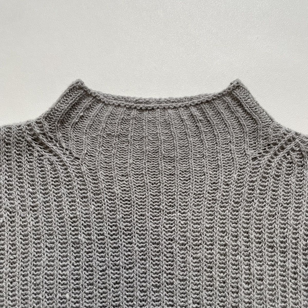 Dries Van Noten A/W 23 ‘Cobweb Weave’ Gray Sweater Size US M / EU 48-50 / 2 - 3 Thumbnail