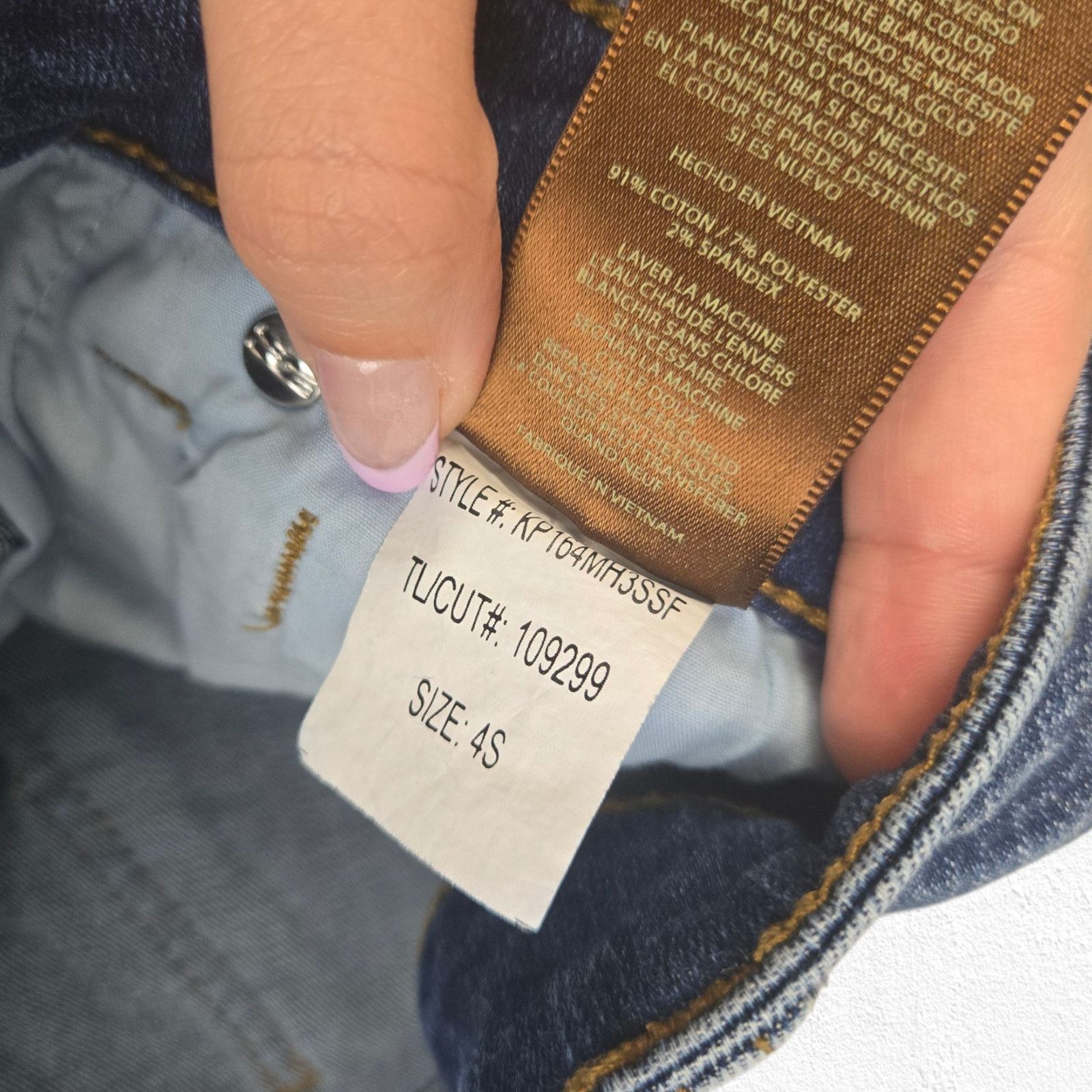 Other Dark Wash Skinny Mid Rise Ankle Slim Jeans Size 4S Size 27" / US 4 / IT 40 - 6 Thumbnail