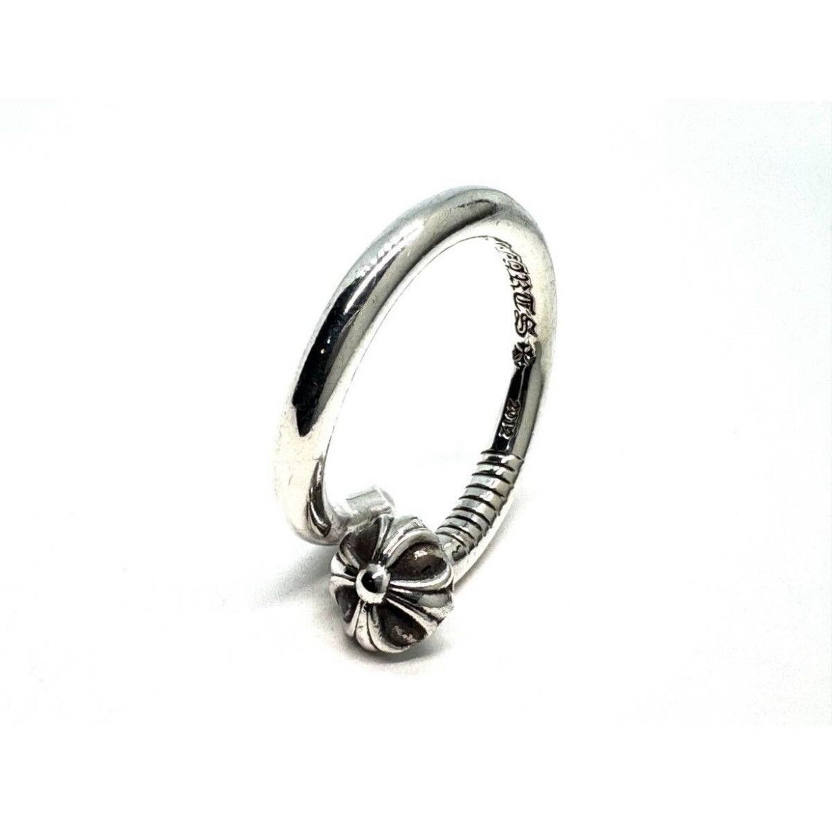 Chrome Hearts Chrome Hearts Nail Ring Cross Ball Silver Size ONE SIZE - 5 Thumbnail