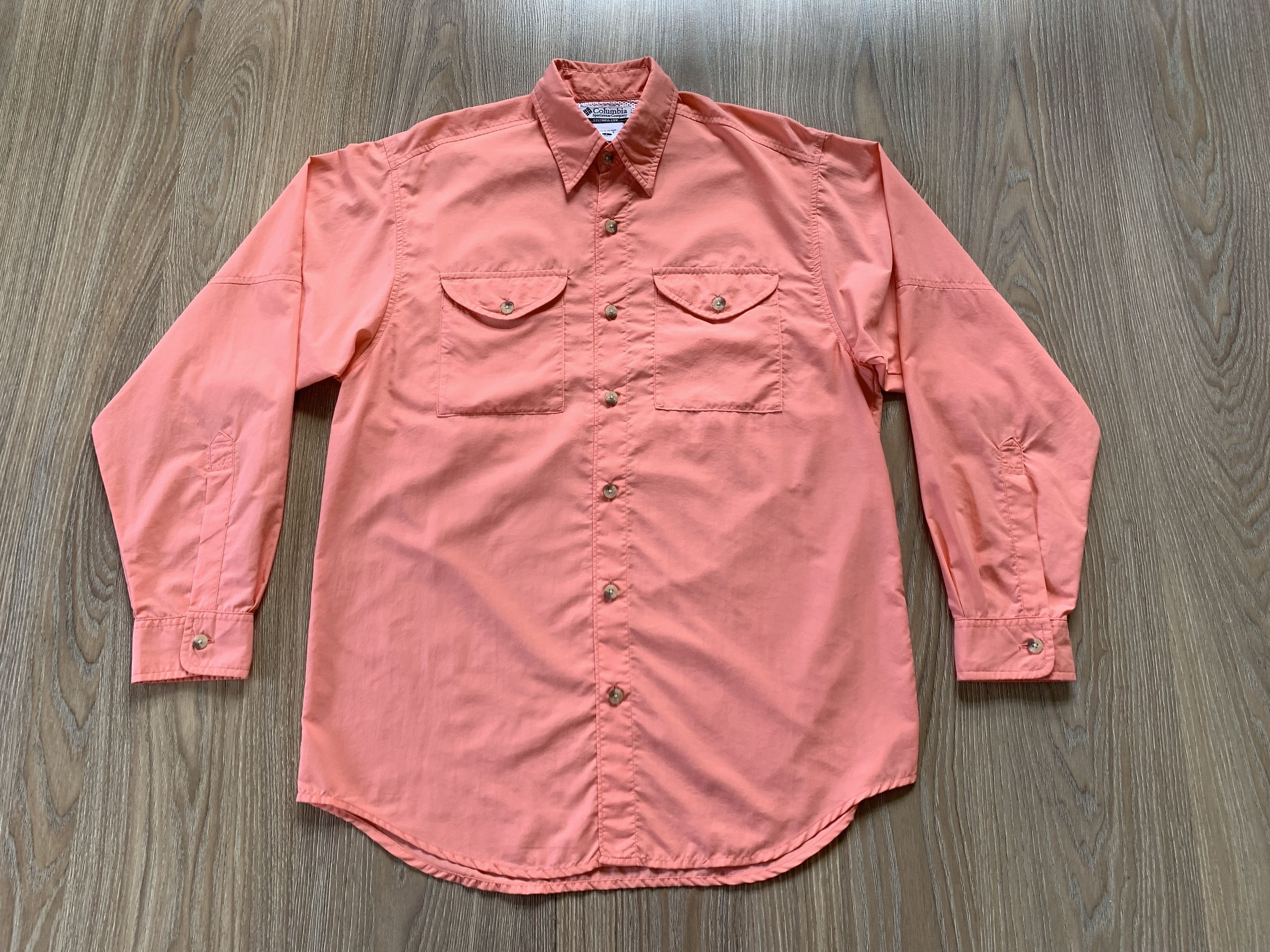 Columbia Columbia Vintage Ventilated Trekking Long Sleeve Shirt Size US L / EU 52-54 / 3 - 3 Thumbnail