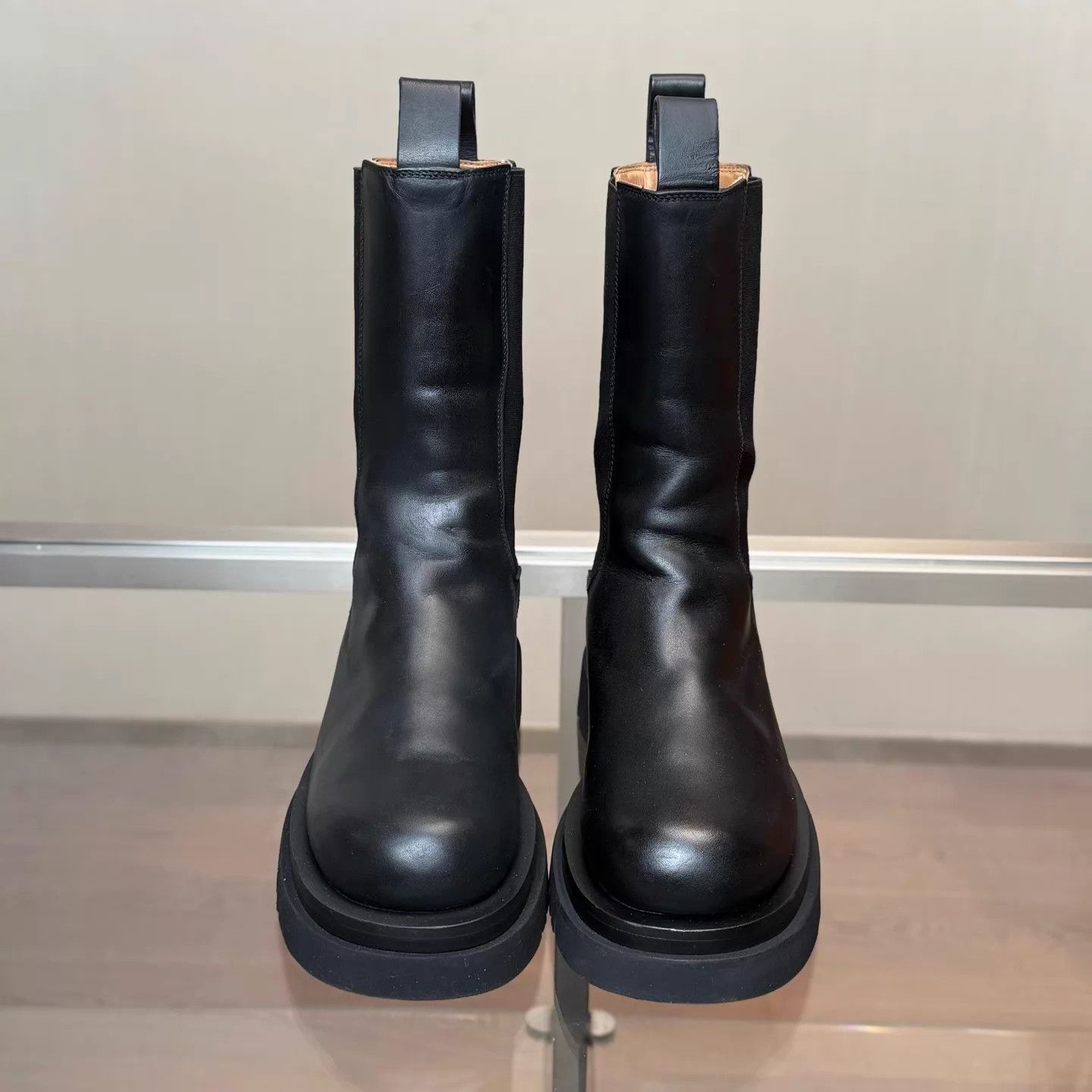 Bottega Veneta Bottega Veneta Black Mid-Calf Boots Size 38.5 98 Size US 8 / IT 38 - 3 Thumbnail