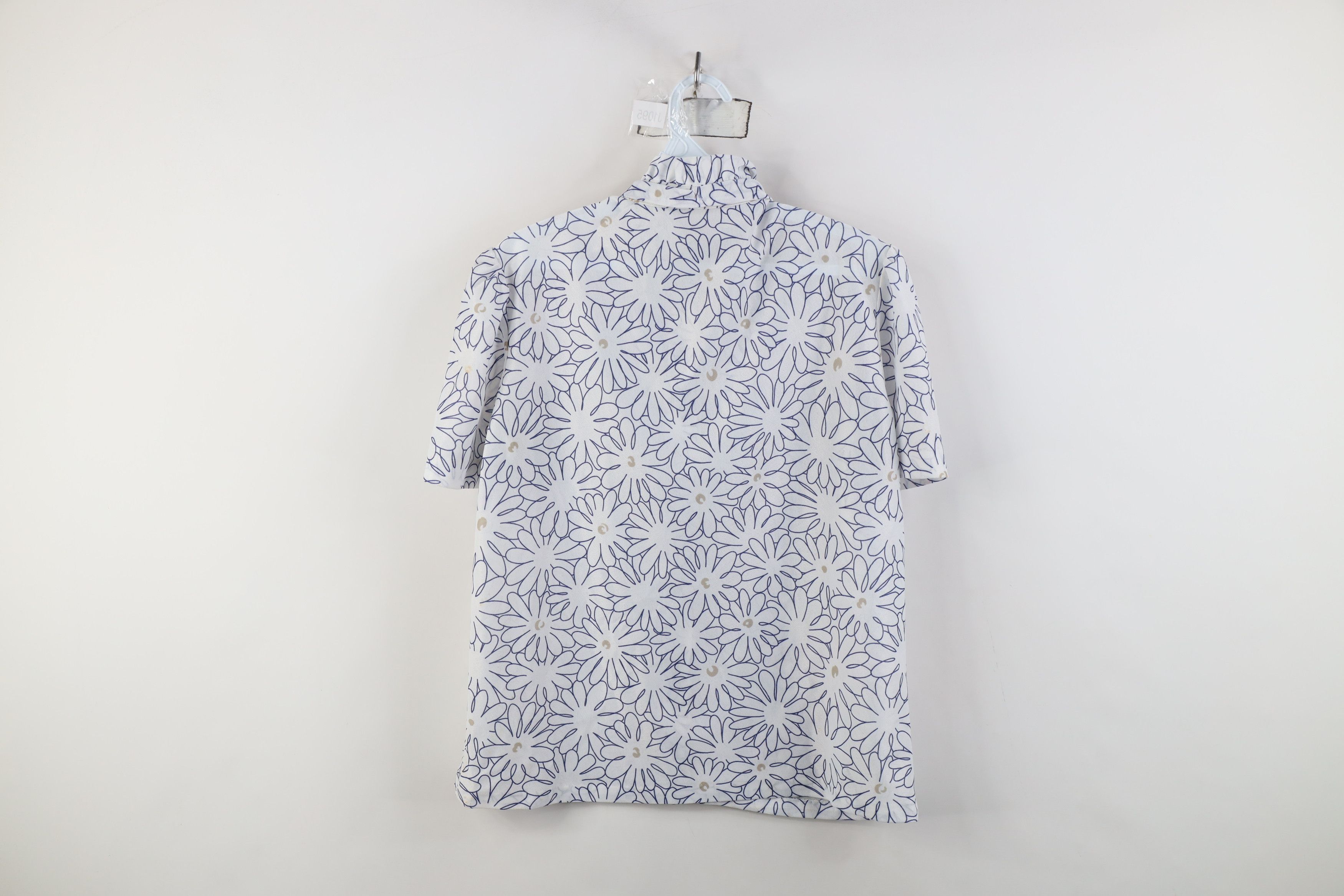 Vintage Vintage 70s Mid Century Modern MCM Knit Button Shirt USA Size L / US 10 / IT 46 - 10 Thumbnail