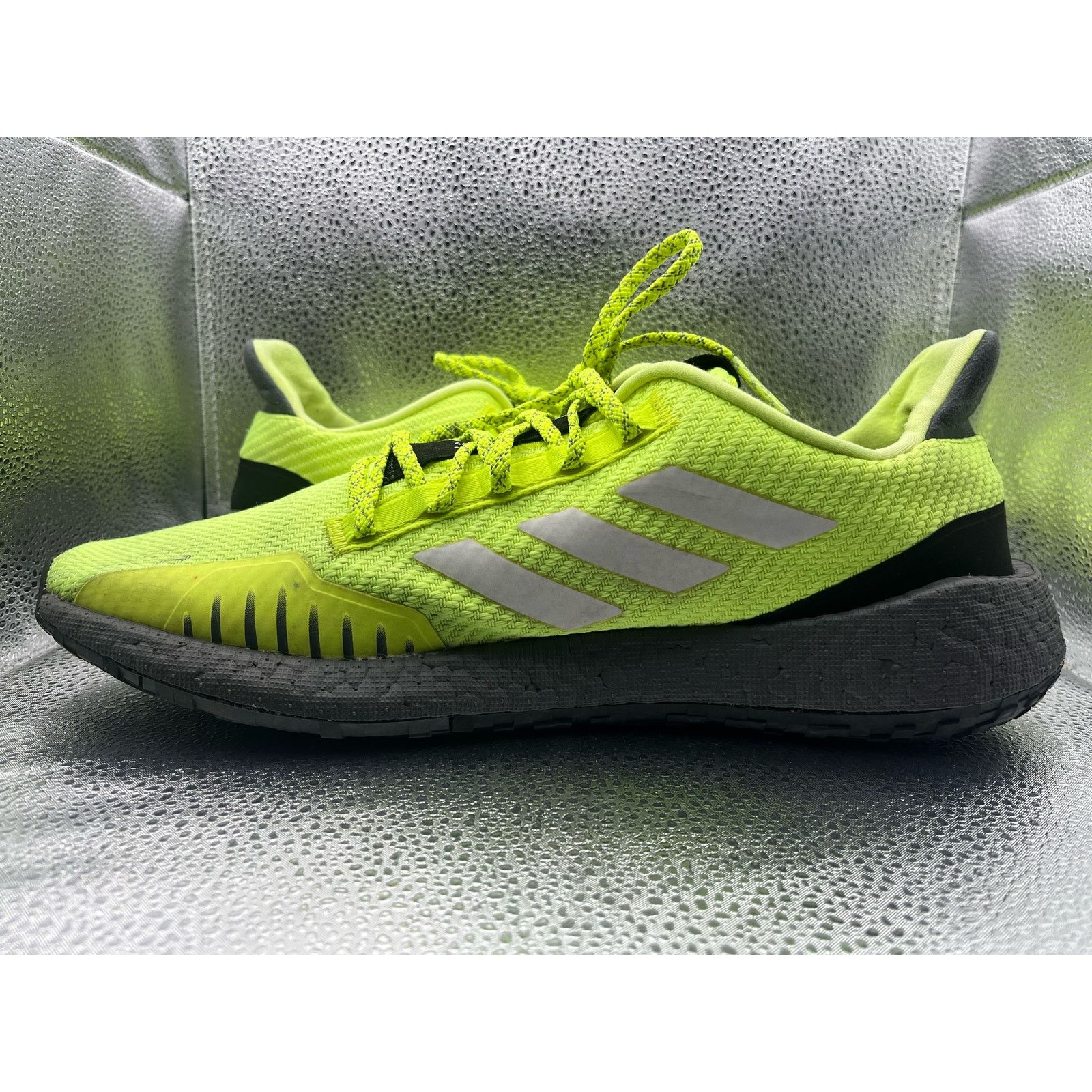 Adidas Adidas PulseBoost HD Winter Solar Yellow Grey Sneakers USED Size US 12 / EU 45 - 4 Thumbnail