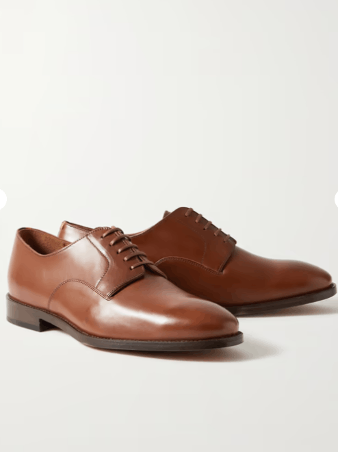 Paul Smith BNWT AW23 PAUL SMITH FES CHOCOLATE COW LEATHER SHOES 43.5 Size US 10.5 / EU 43-44 - 8 Thumbnail