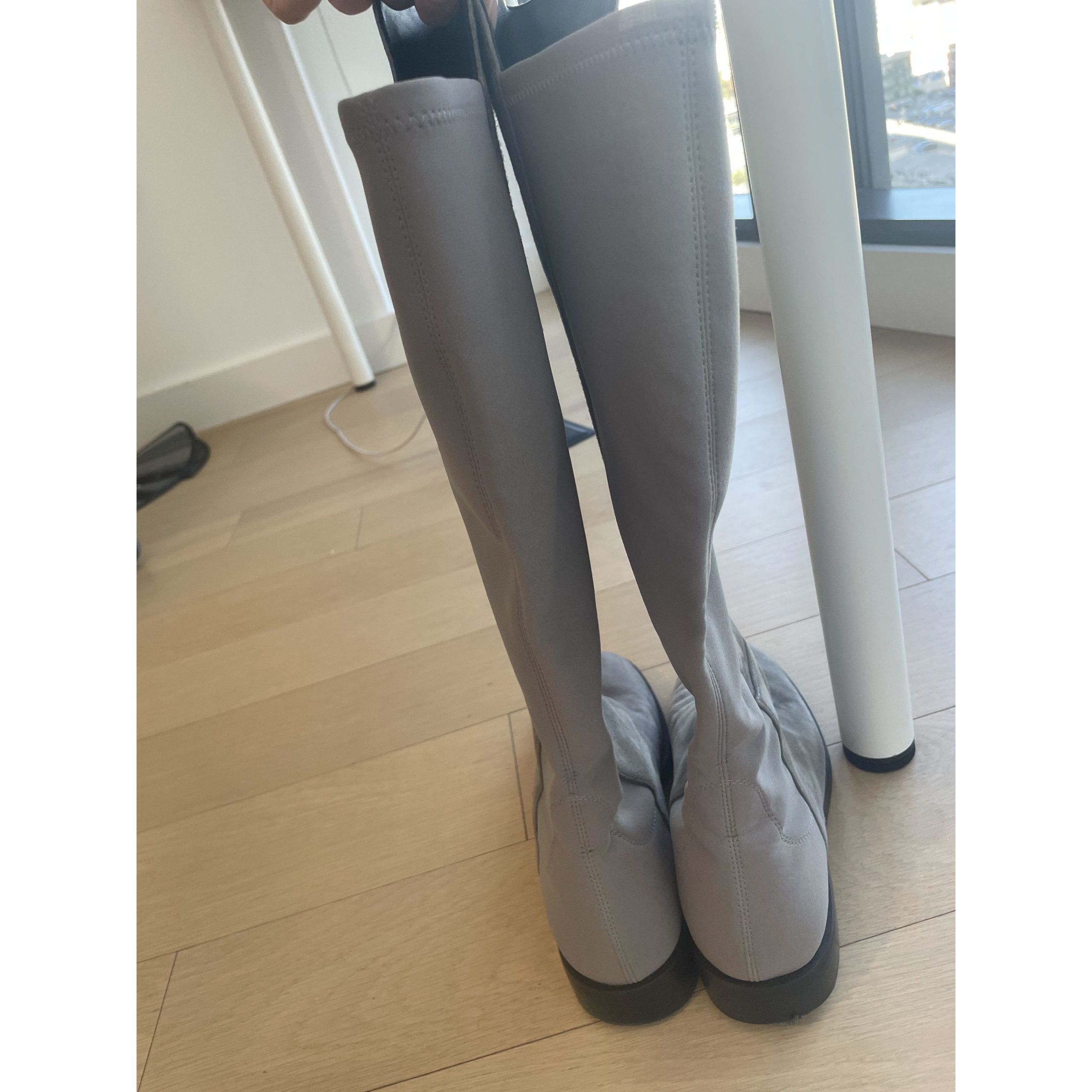 Stuart Weitzman Stuart Weitzman Womens Over-The-Knee Suede & Stretch Boots S Size US 6.5 / IT 36.5 - 2 Thumbnail