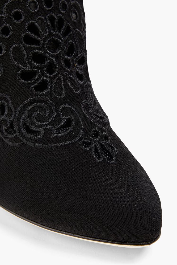 Dolce & Gabbana o1y0825 Covered Heel Ankle Boots in Black Size US 6 / IT 36 - 2 Thumbnail