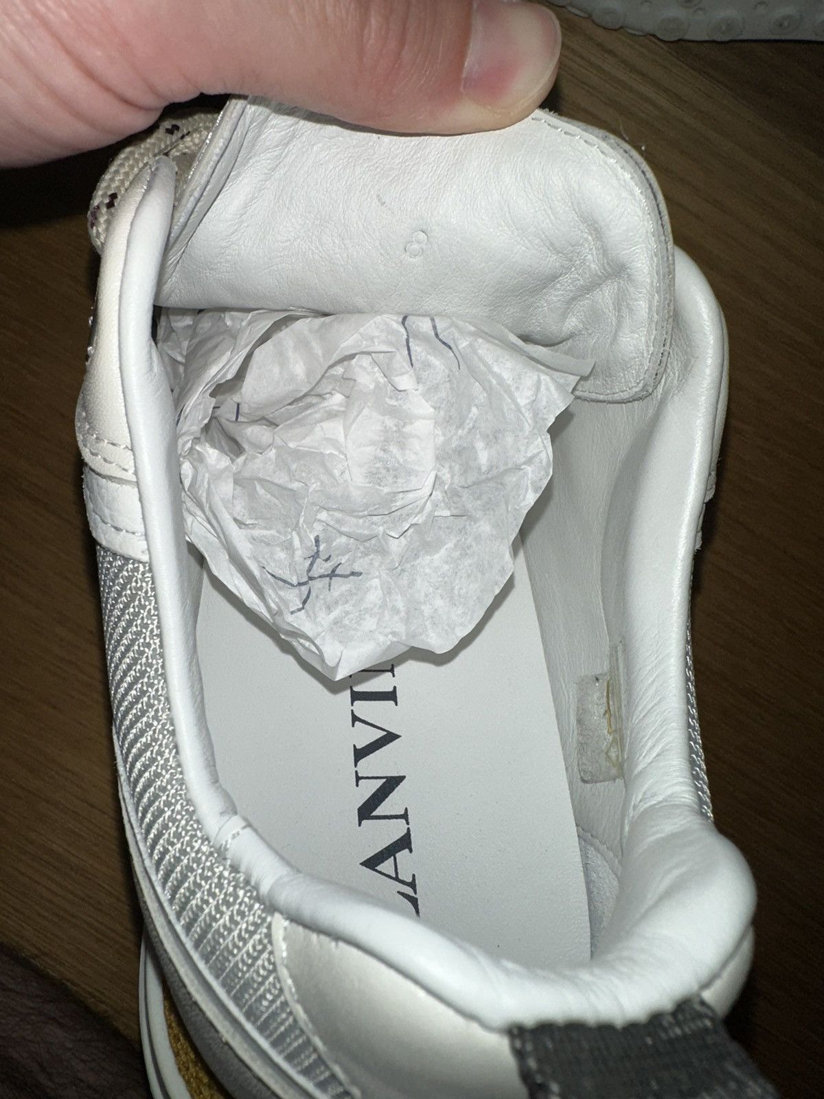 Lanvin LANVIN SKBOLA-RISO SNEAKERS men’s sneakers Size US 8 / EU 41 - 4 Thumbnail