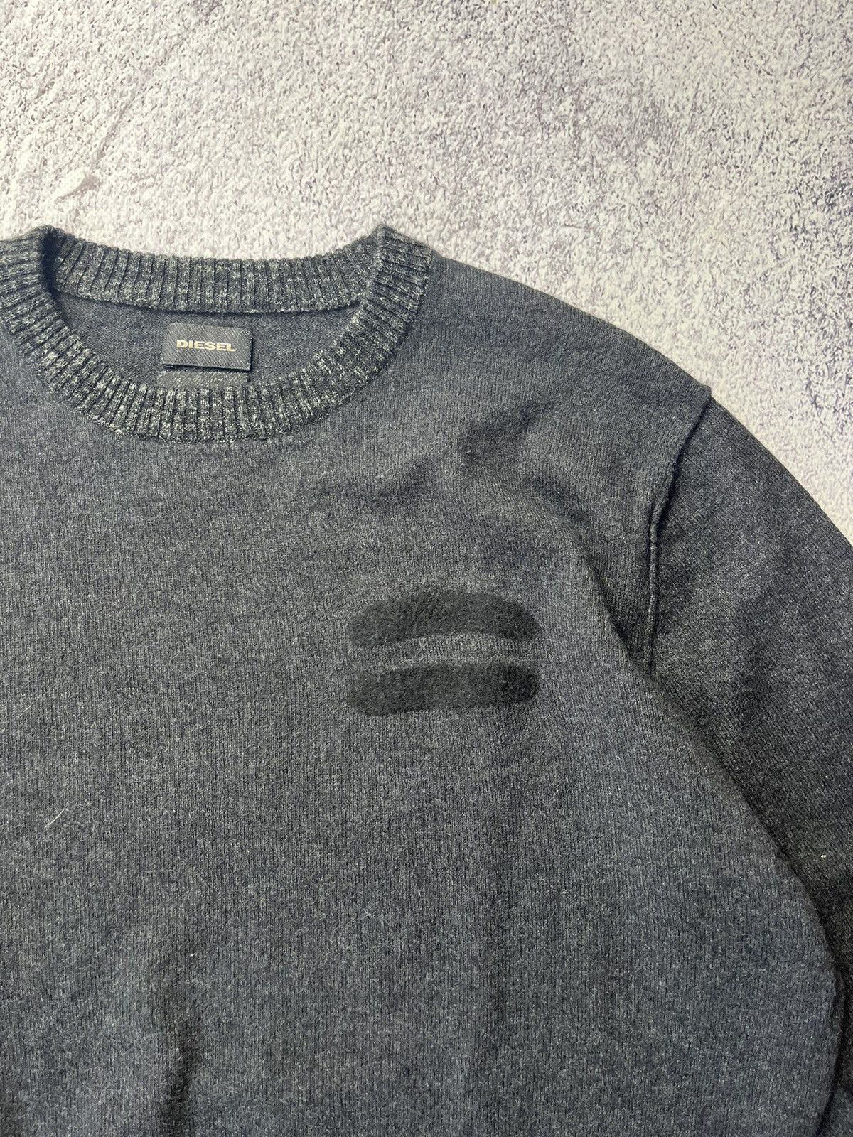 Diesel Vintage 90s Diesel Sweater Knitwear Logo rare Size US XL / EU 56 / 4 - 6 Thumbnail
