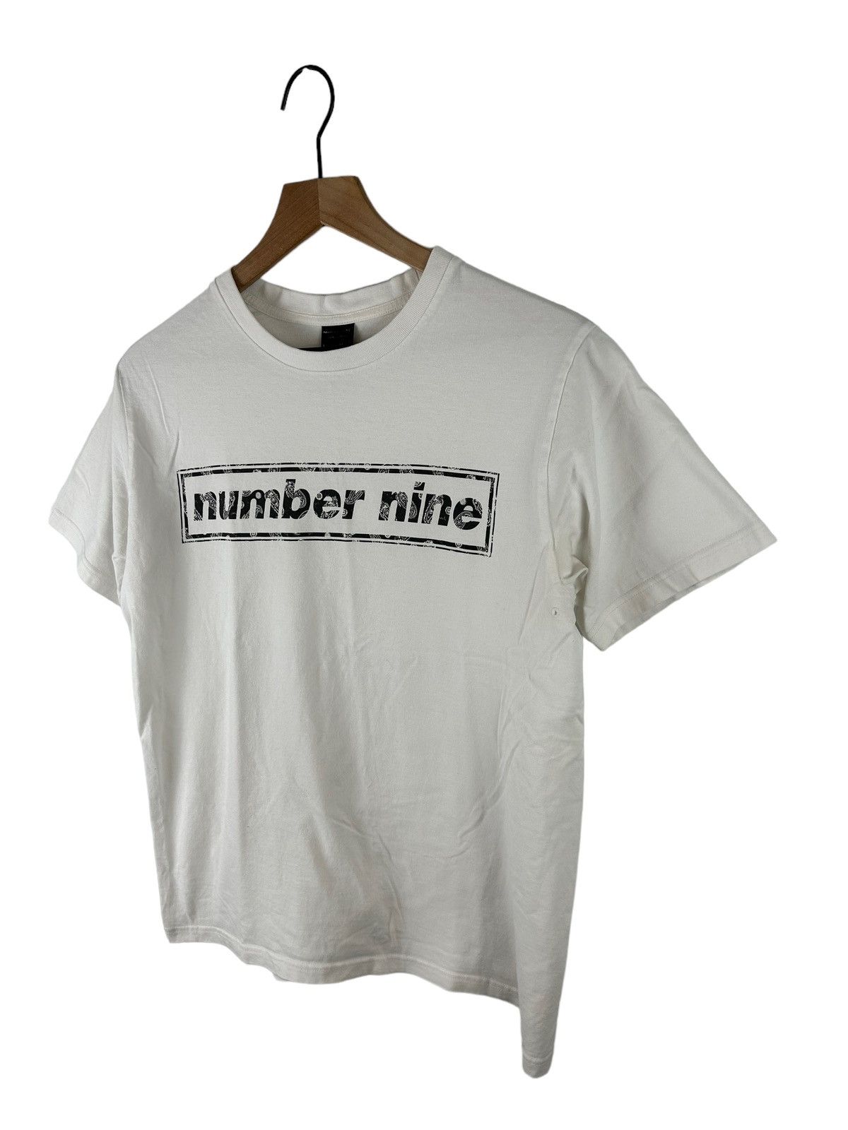 Number (N)ine Number Nine Box Logo Print T-Shirt | Grailed