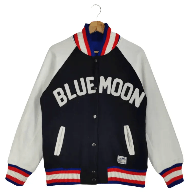 Japanese Brand Bluemoon Surfing Varsity Jackets Size US M / EU 48-50 / 2 - 1 Thumbnail