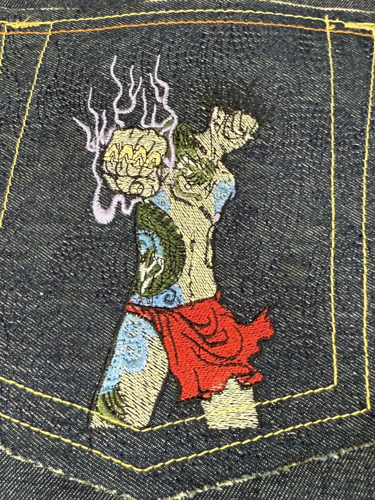 Japanese Brand Red Monkey Company RMC Martin Ksohoh Jorts Size US 32 / EU 48 - 5 Thumbnail
