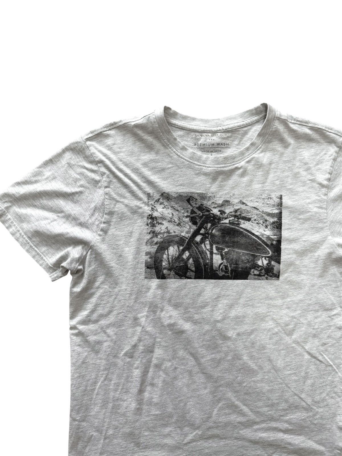 Banana Republic Banana Republic Graphic Motorcycle Tee Size US S / EU 44-46 / 1 - 2 Thumbnail
