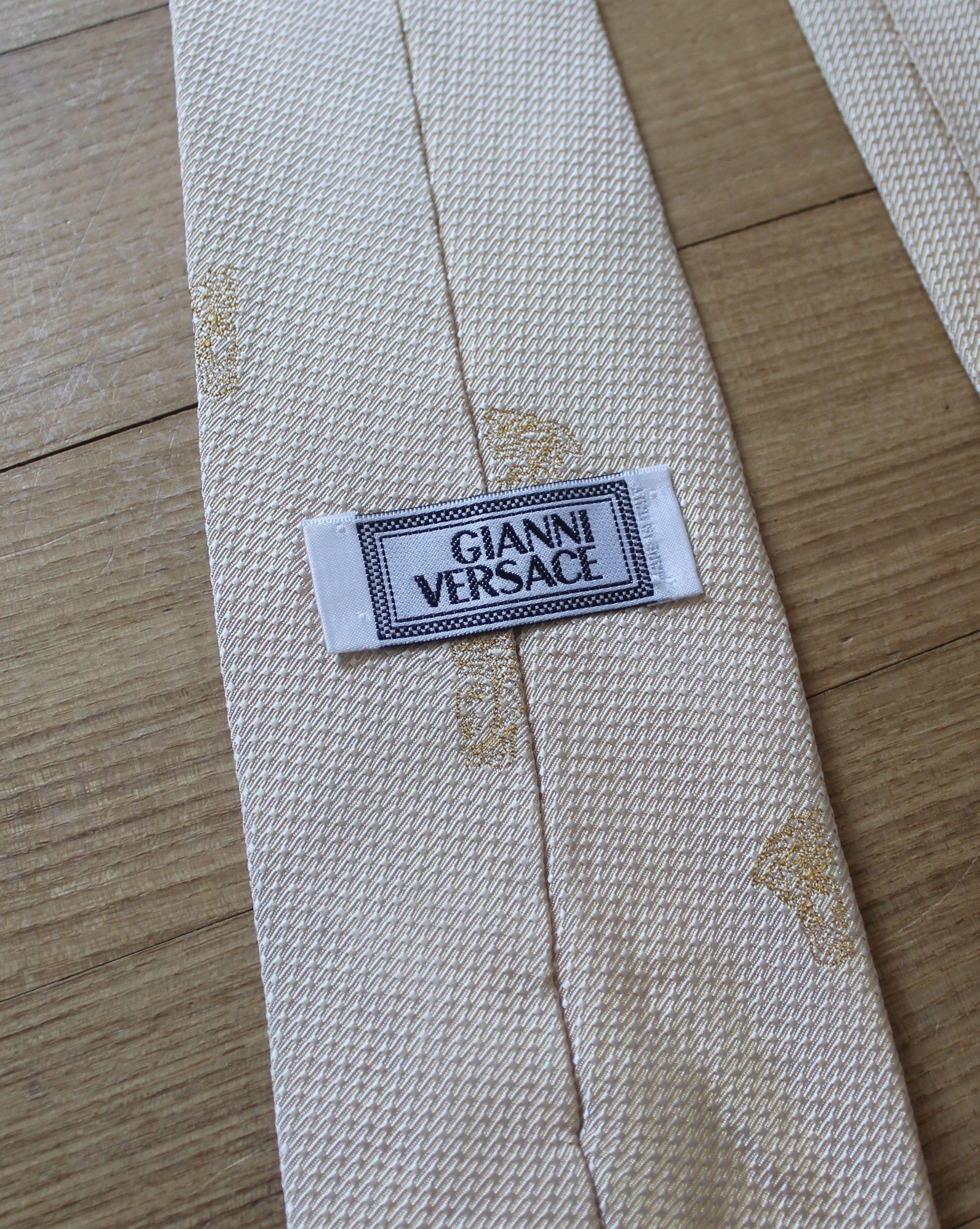 Versace Gianni Versace Medusa Tie Size ONE SIZE - 2 Thumbnail