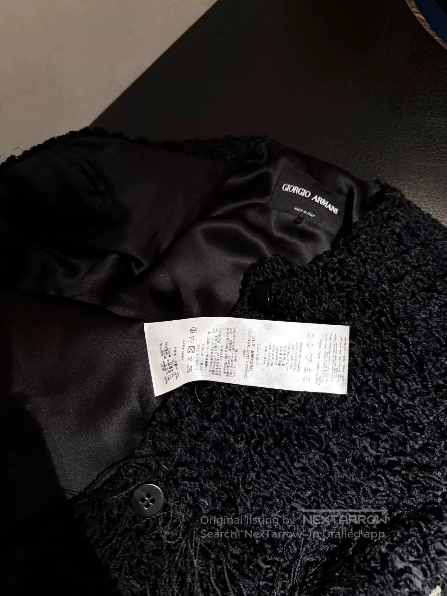 Giorgio Armani Giorgio Armani 20FW Runway Black Blazer. Size XS / US 0-2 / IT 36-38 - 4 Thumbnail