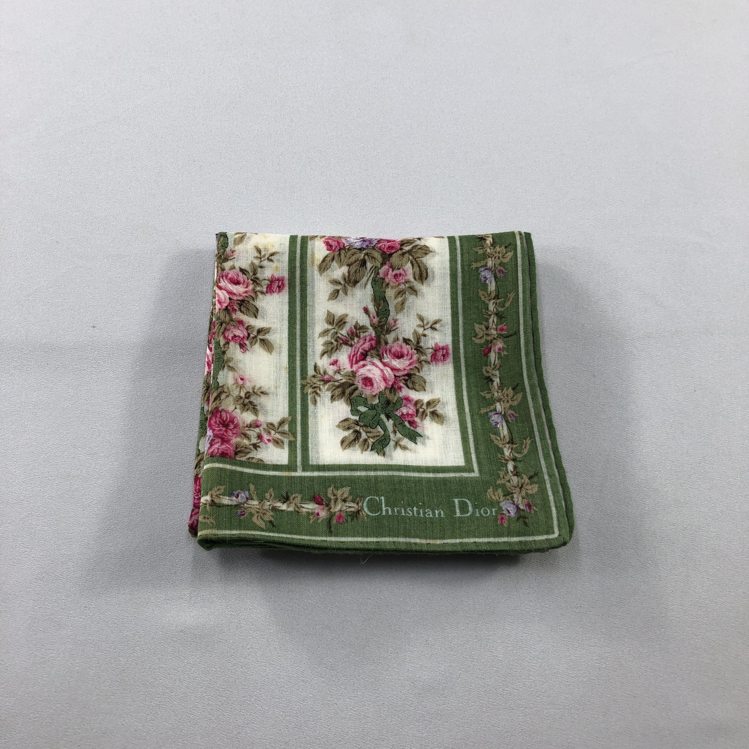 Christian Dior Monsieur Christian Dior Handkerchief Neckerchief Bandana H3048 Size ONE SIZE - 15 Thumbnail
