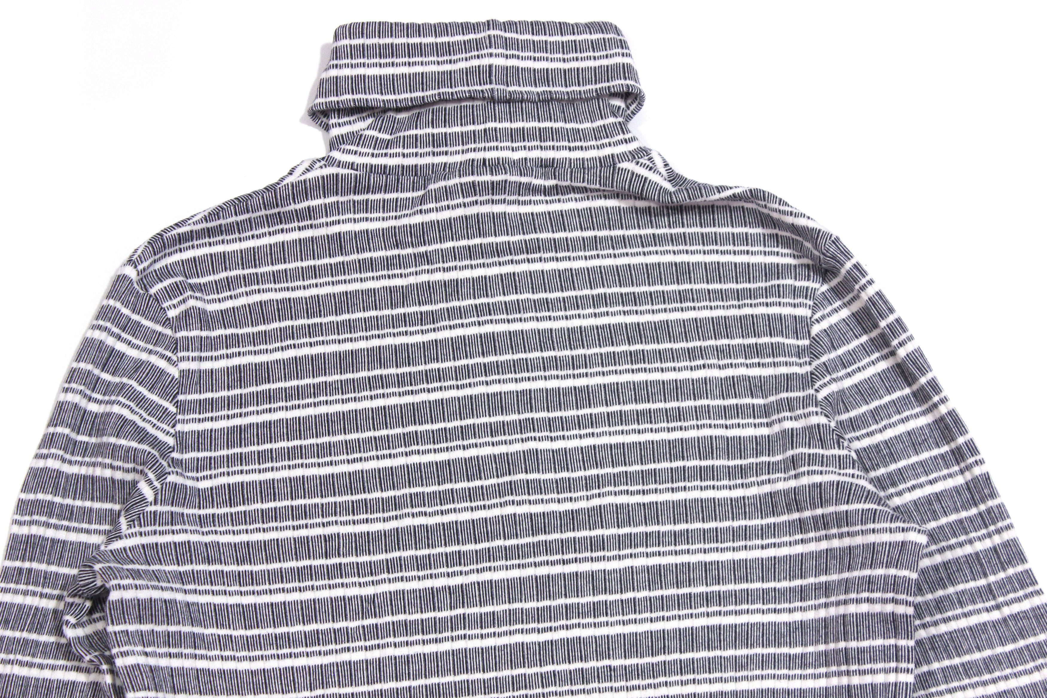 Wood Wood Logo Striped Turtleneck Size L / US 10 / IT 46 - 4 Thumbnail