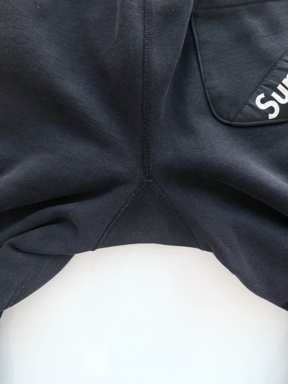 Supreme Supreme SS18 Corner Label Sweatpant – Black/White – Men’s L Size US 31 - 4 Thumbnail
