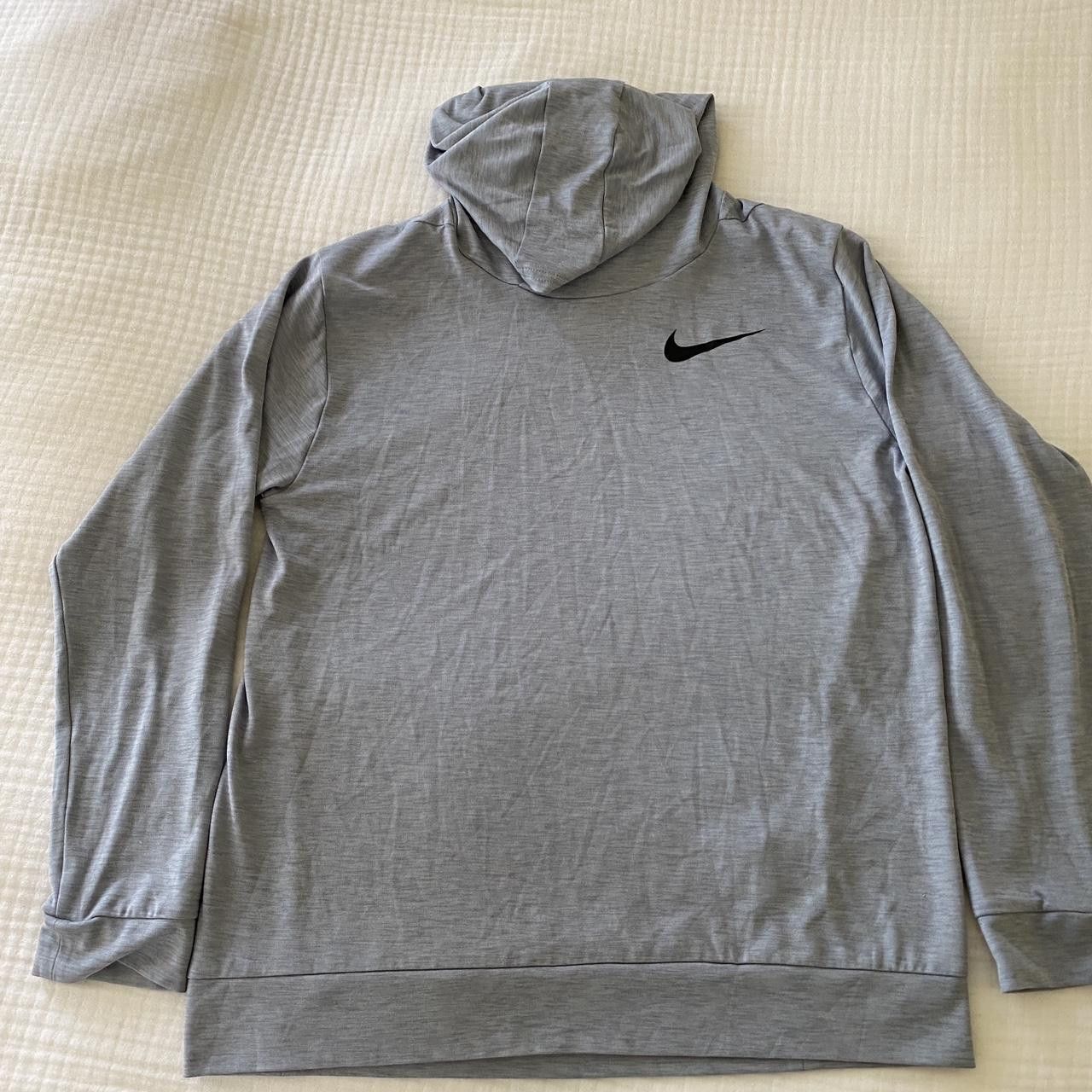 Nike Grey Nike Dry fit hoodie Size US L / EU 52-54 / 3 - 1 Thumbnail