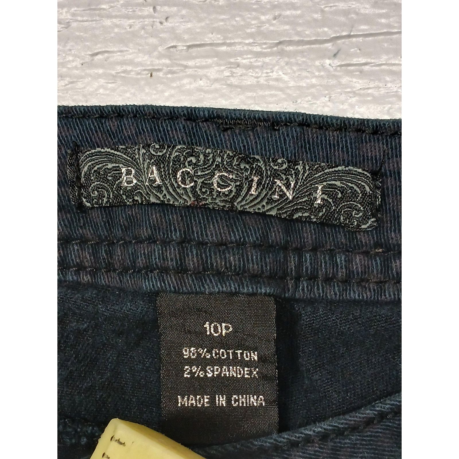 Other Baccini (10P) Women's Black Cheetah Printed Stretch Jeans Size 32" / US 10 / IT 46 - 5 Thumbnail