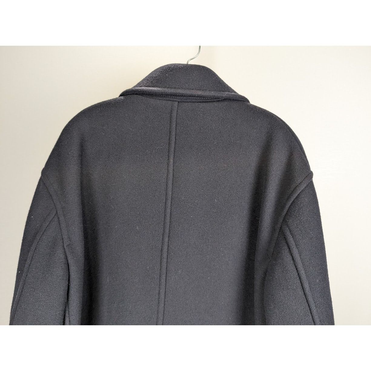 Bottega Veneta o1rshd1 Double Wool Cashmere Coat in Midnight Blue Size US L / EU 52-54 / 3 - 11 Thumbnail