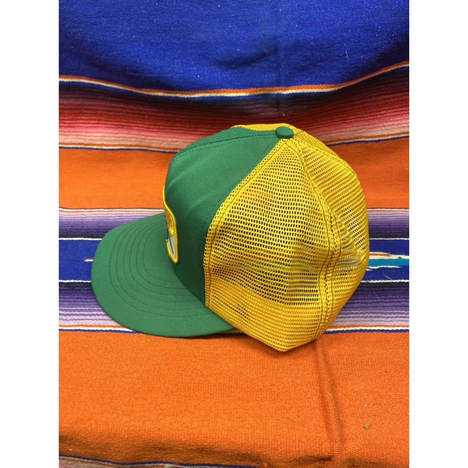 Vintage VINTAGE Sunbeater Snapback Trucker Hat Men Adjustable Green USA History: Padre Island? (But must only use original words; avoid added interpretation) Size ONE SIZE - 2 Thumbnail