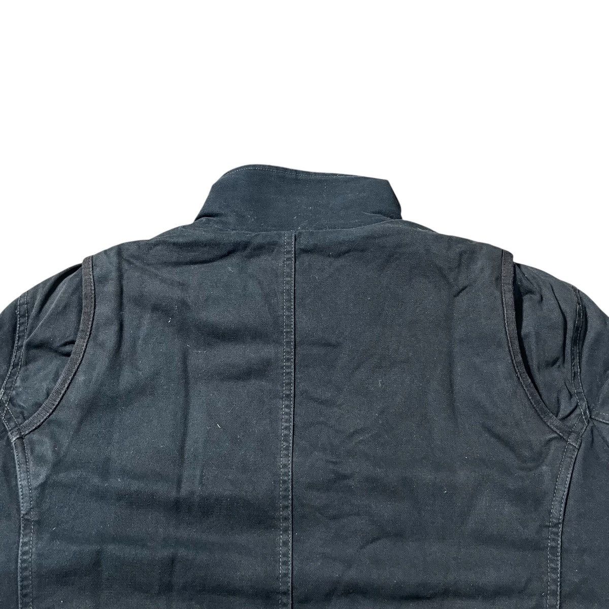 Japanese Brand OMPHALOS Canvas Jacket Fleece Lined Size US L / EU 52-54 / 3 - 10 Thumbnail