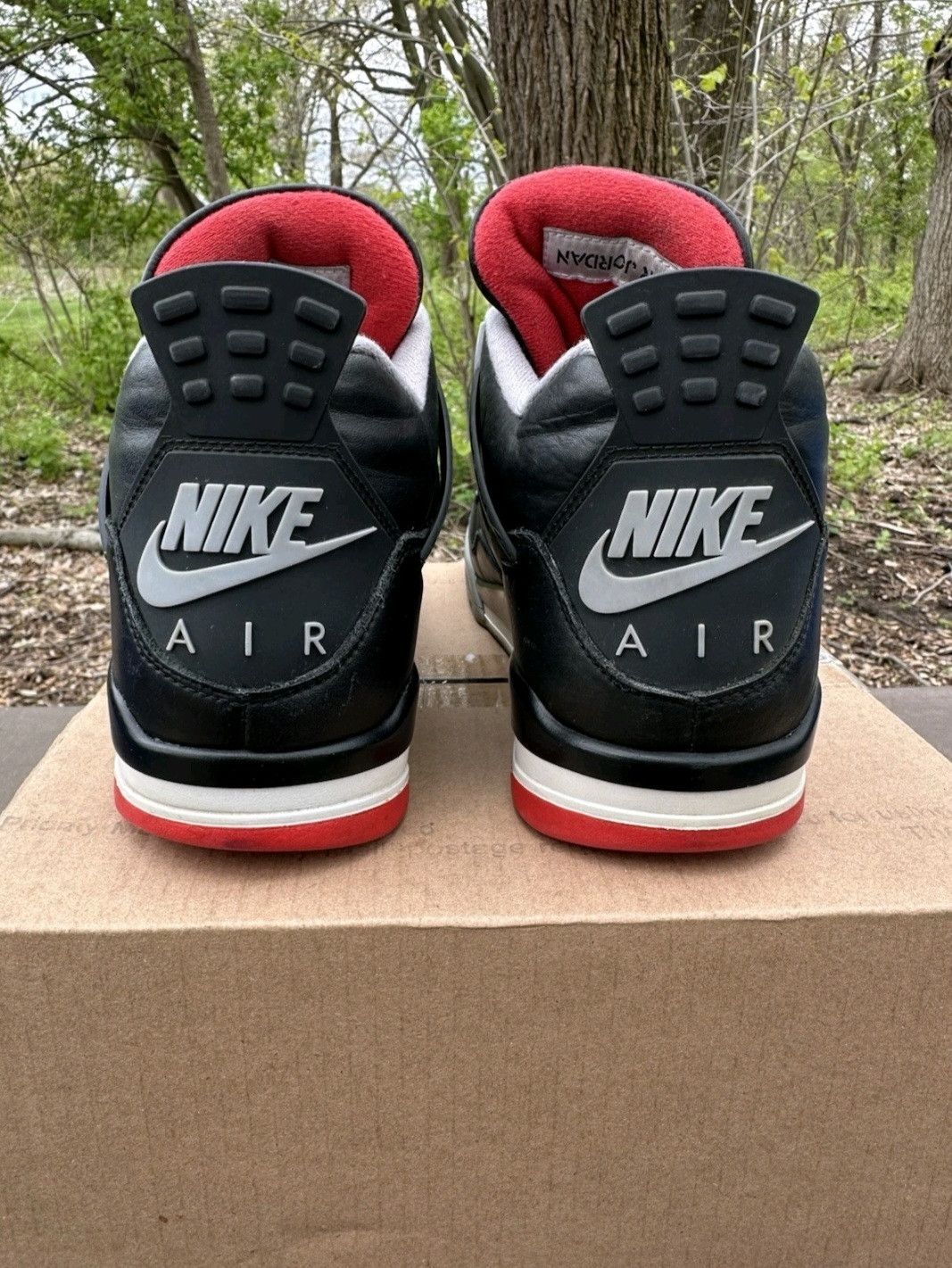 Jordan Brand Nike Air Jordan Retro 4 Bred Reimagined Size 11 Men Size US 11 / EU 44 - 5 Thumbnail