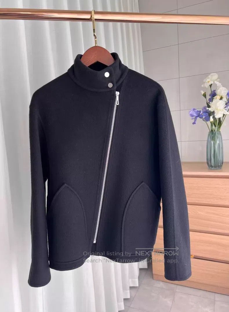 Hermes Hermes Black Zipper Cashmere Jacket Size XS / US 0-2 / IT 36-38 - 1 Thumbnail