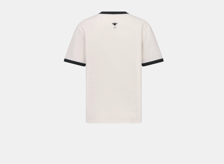 Dior o1w1db11225 453T40 T-Shirt in White/Black Size XS / US 0-2 / IT 36-38 - 2 Thumbnail