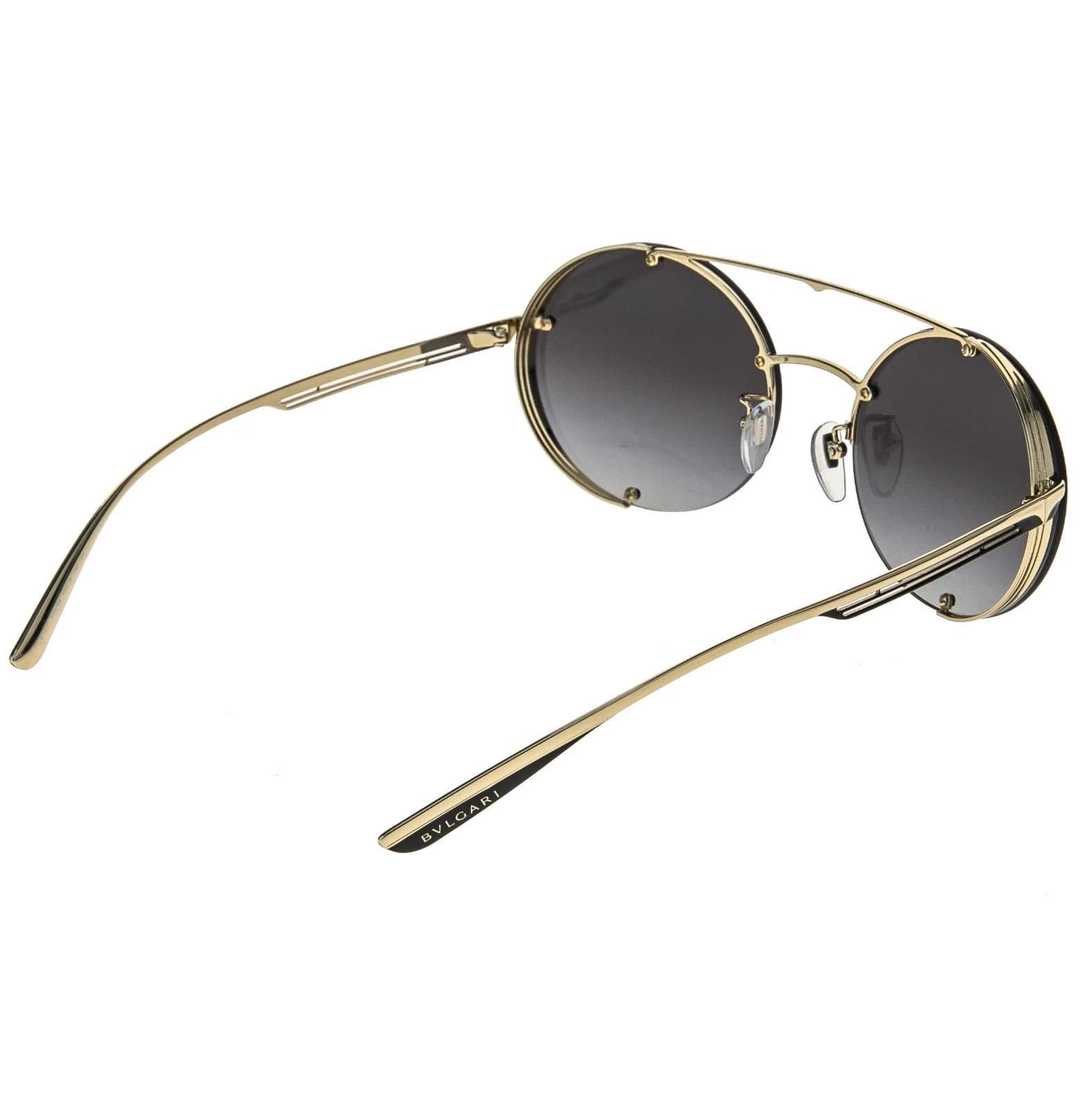 Bvlgari BVLGARI BV6127 6127 B.ZERO1 Gold Black Metal Oval Sunglasses Size ONE SIZE - 6 Thumbnail
